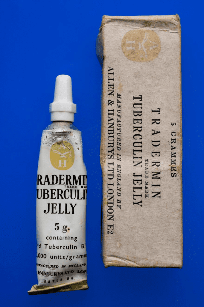 Tube of tuberculin jelly, London, England, 1955. Science Museum, London. Attribution 4.0 International (CC BY 4.0)